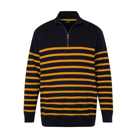 men plus Men Plus Trui oranje / zwart