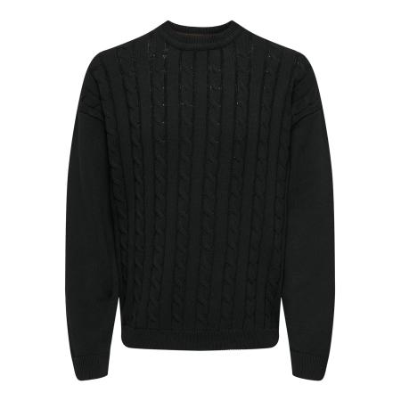 Only & Sons Trui Lamard zwart