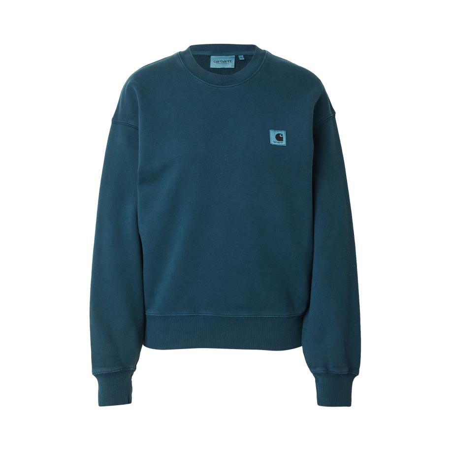Carhartt WIP Carhartt WIP Sweatshirt Nelson cyaan blauw -