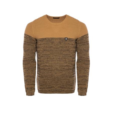 CARISMA Trui lichtbruin / bruin gemêleerd