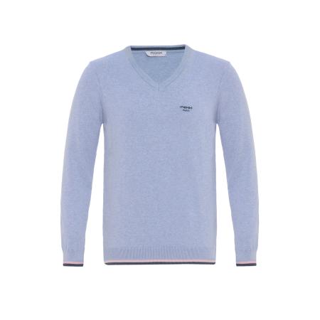 Moxx Paris Moxx Paris Trui nachtblauw / lichtblauw / lichtroze