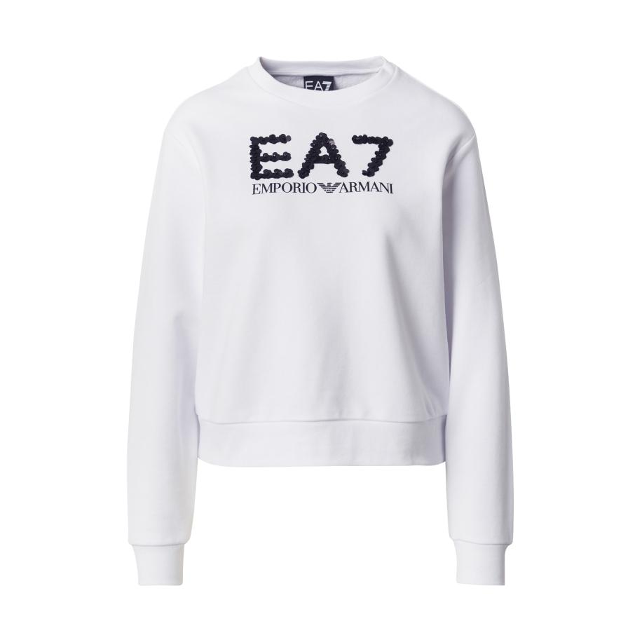 Emporio Armani EA7 Emporio Armani Sweatshirt zwart / wit -