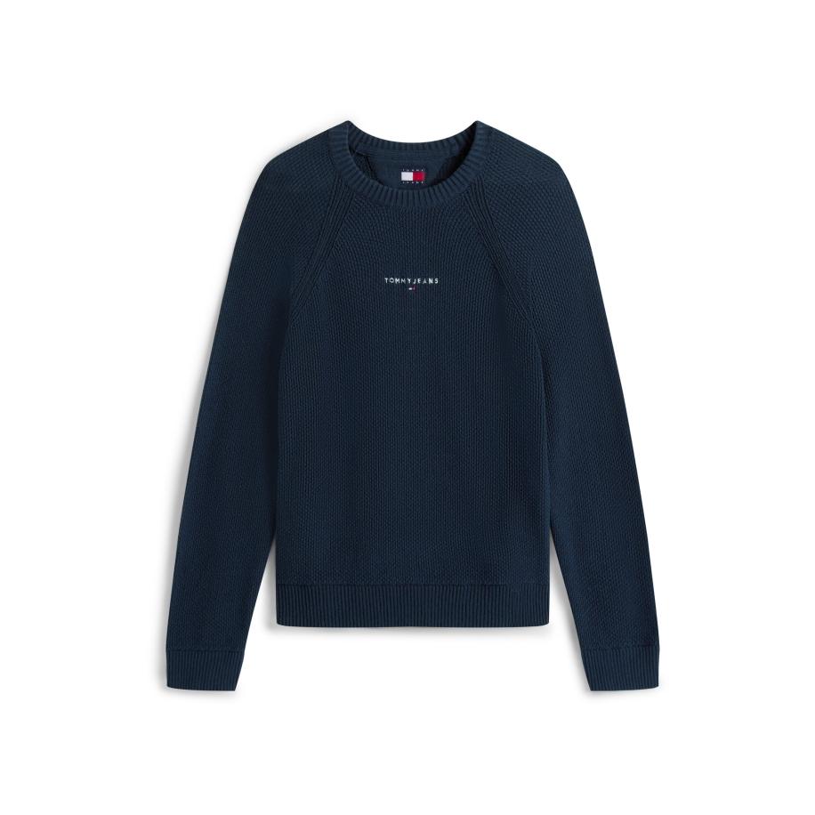 Tommy Jeans Tommy Jeans Trui navy / wit -