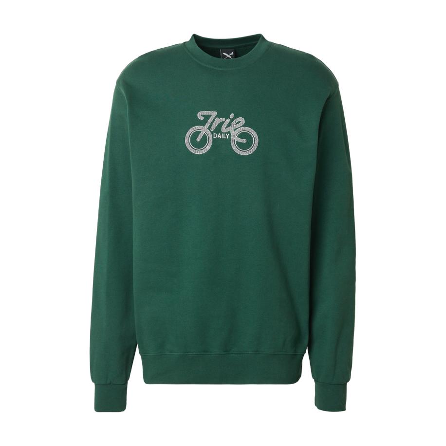 Iriedaily Iriedaily Sweatshirt Daily Bike groen / offwhite -