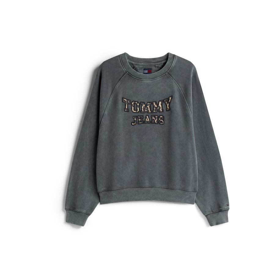 Tommy Jeans Tommy Jeans Sweatshirt sand / zwart -