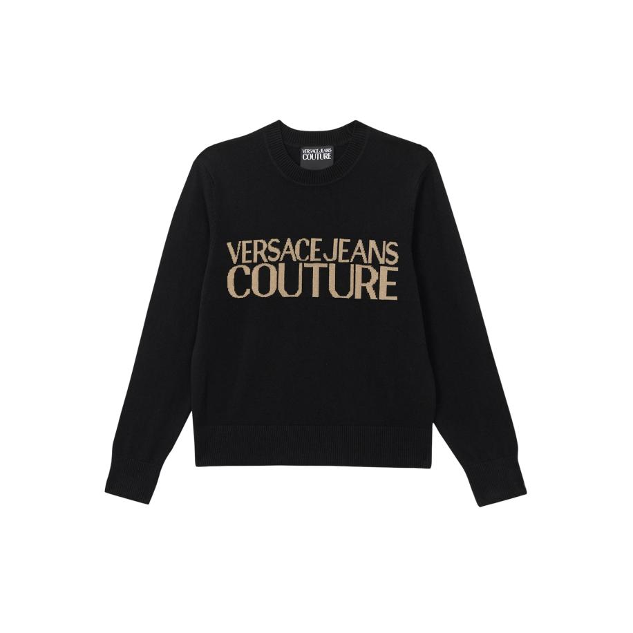 Versace Versace Jeans Couture Trui brokaat / zwart -