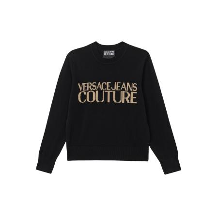 Versace Versace Jeans Couture Trui brokaat / zwart