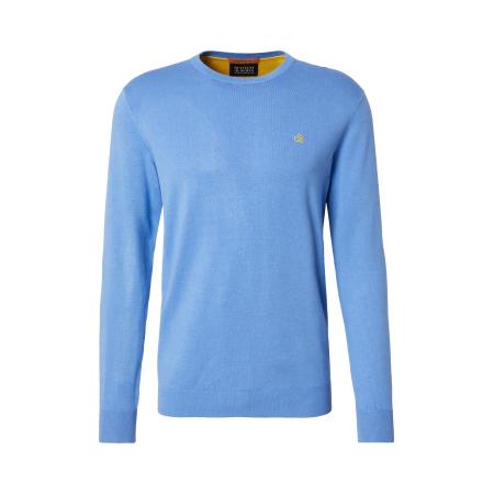 Scotch & Soda SCOTCH & SODA Trui Seasonal Core hemelsblauw / geel