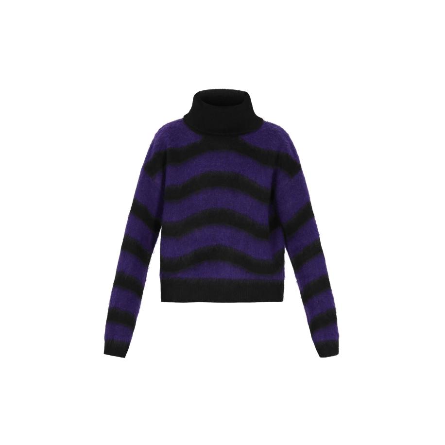 MYMO myMo ROCKS Trui lila / zwart -