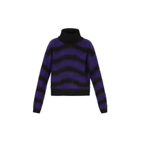 MYMO myMo ROCKS Trui lila / zwart