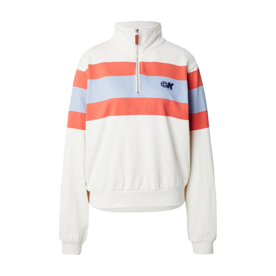 Calvin Klein Calvin Klein Jeans Sweatshirt RUGBY lichtblauw / oranje / wit -
