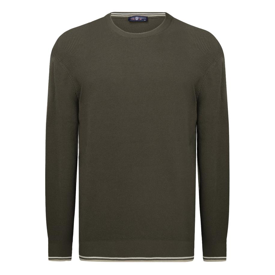 Jimmy Sanders Jimmy Sanders Trui lichtgrijs / donkergrijs -