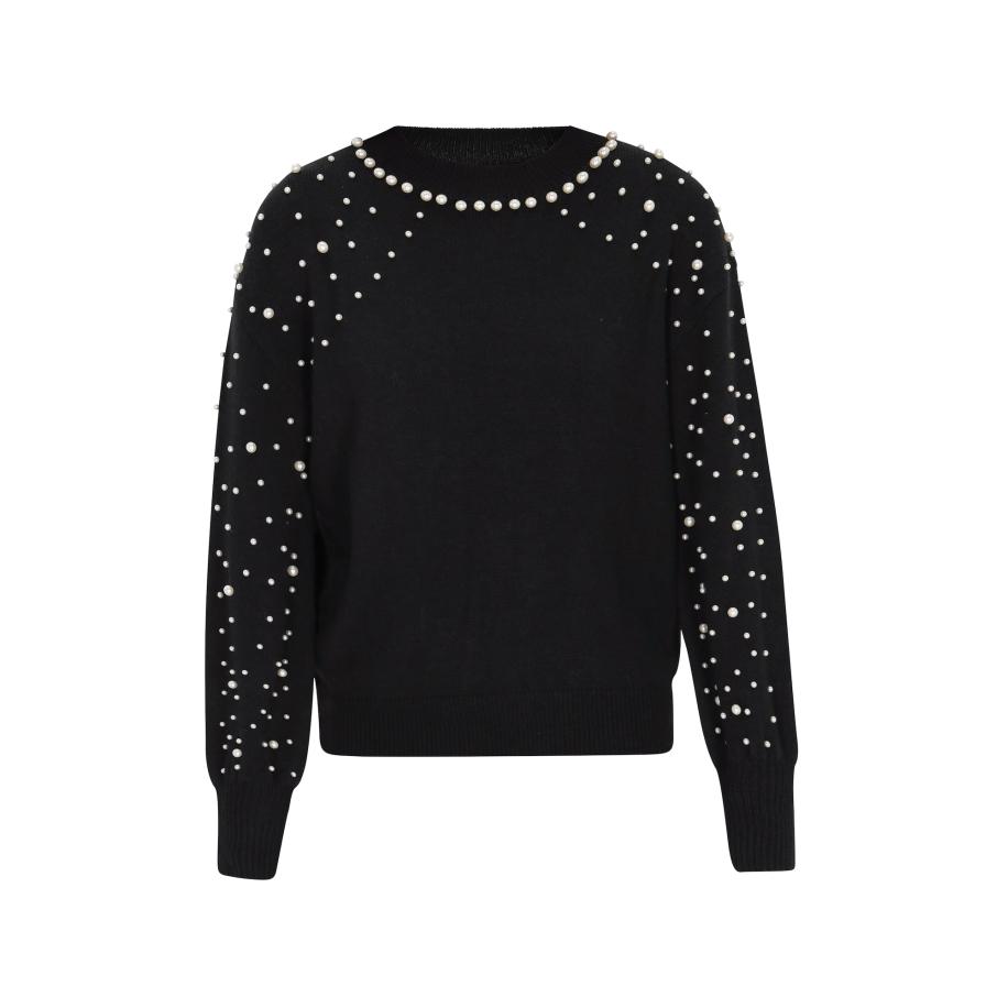 NAEMI Trui zwart / wit Zwart