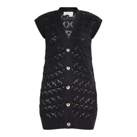 Usha usha FESTIVAL Gebreide bodywarmer zwart