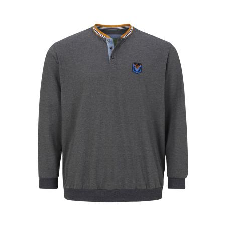 Charles Colby Sweatshirt donkergrijs, Melange