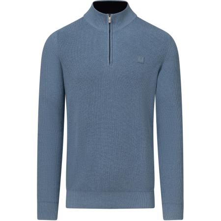 State Of Art Half Zip Trui Blauw