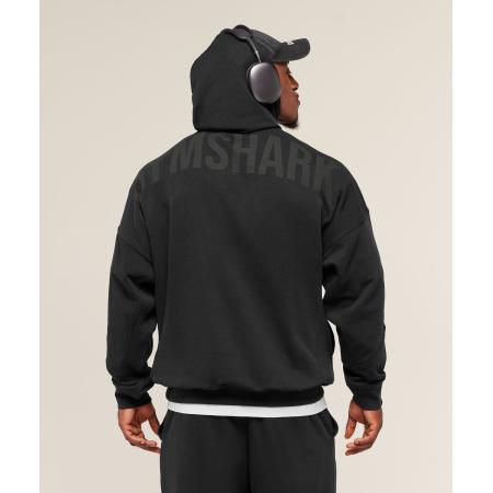 Gymshark Power Hoodie Black/Asphalt Grey