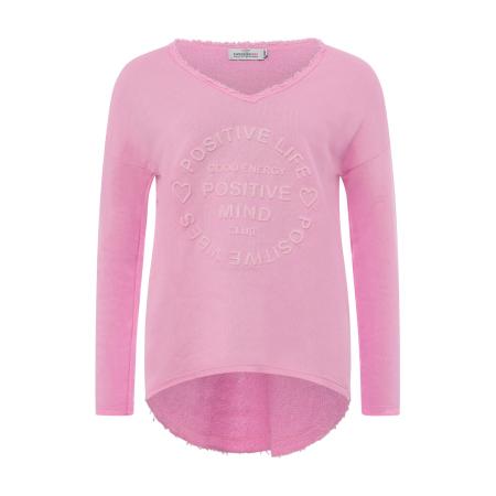 zwillingsherz Zwillingsherz Sweatshirt Positive Mind rosa