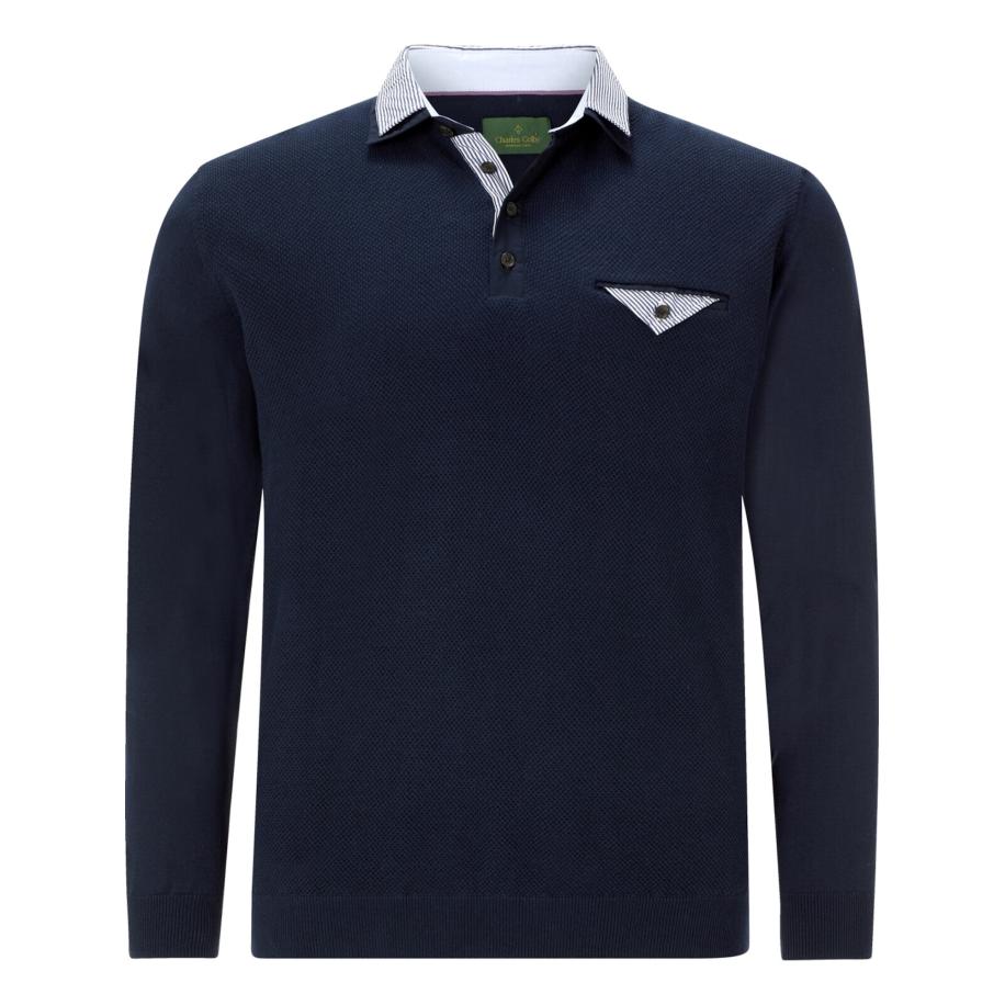 Charles Colby Charles Colby Trui Earl Quinvine navy -
