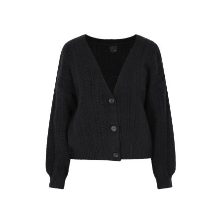 DreiMaster DreiMaster Klassik Gebreid vest zwart