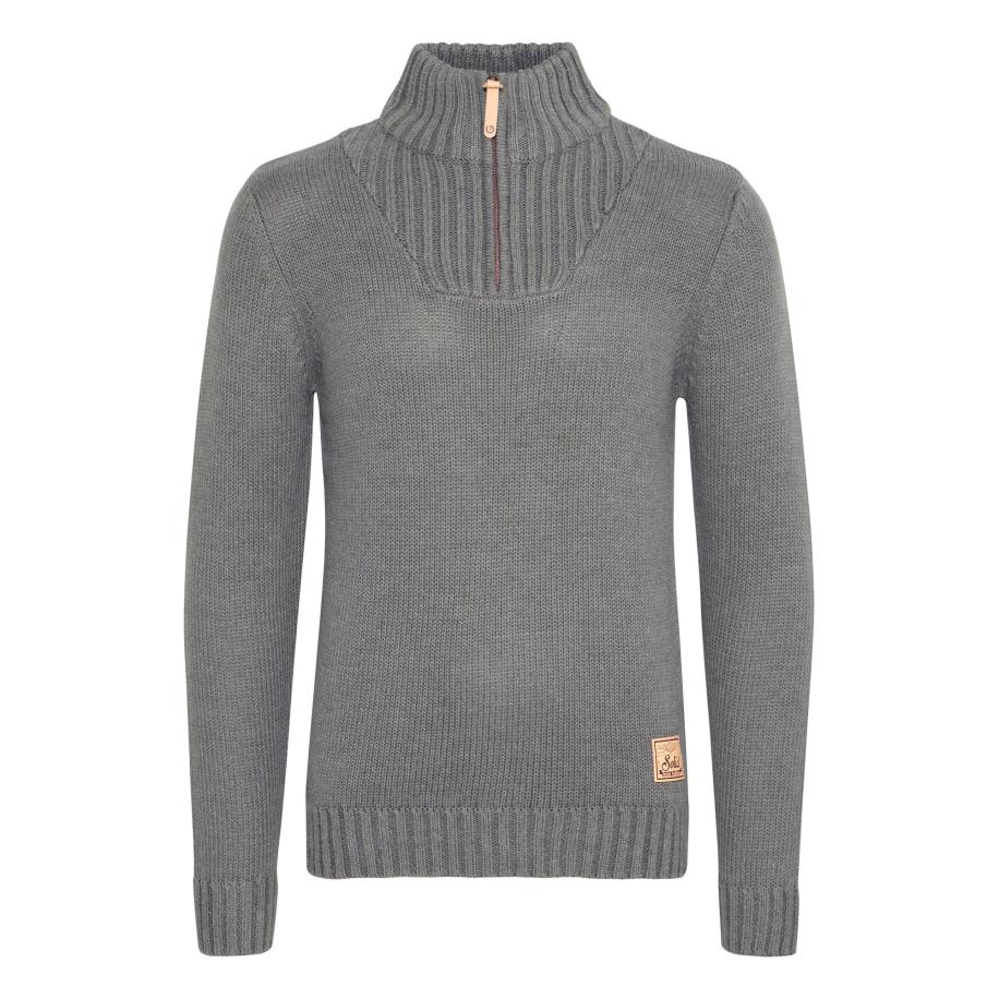 Solid !Solid Trui Petro grijs -