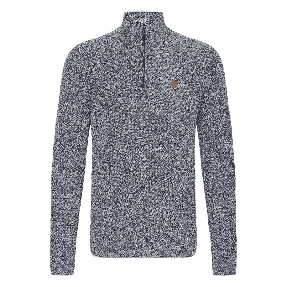 Solid !Solid Trui SDRicardo blauw gemêleerd -