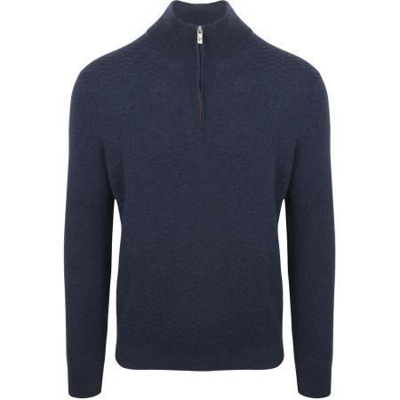 R2 Pullover Halfzip Weave Structure Navy