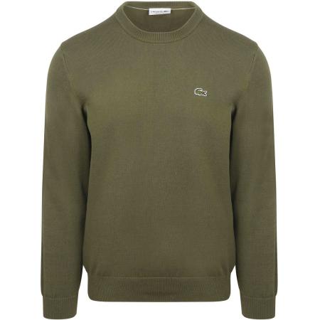 Lacoste Sweater Crewneck Olive