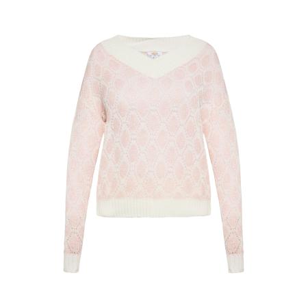 Usha usha FESTIVAL Trui lichtroze / wit