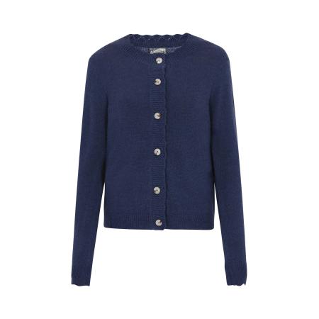 DreiMaster DreiMaster Vintage Gebreid vest navy