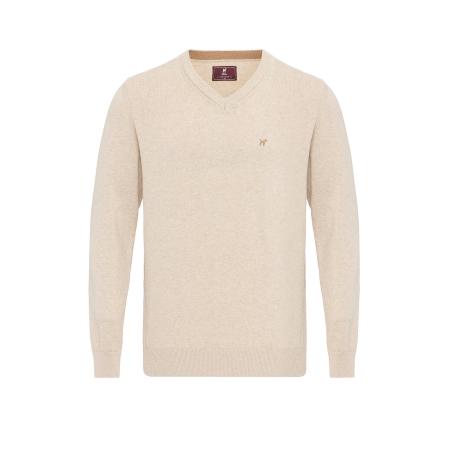 Williot Williot Trui Cabrera beige / navy