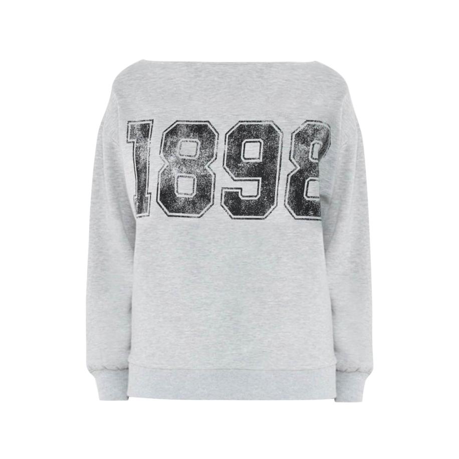 No Matter What No Matter What Sweatshirt grijs / zwart -