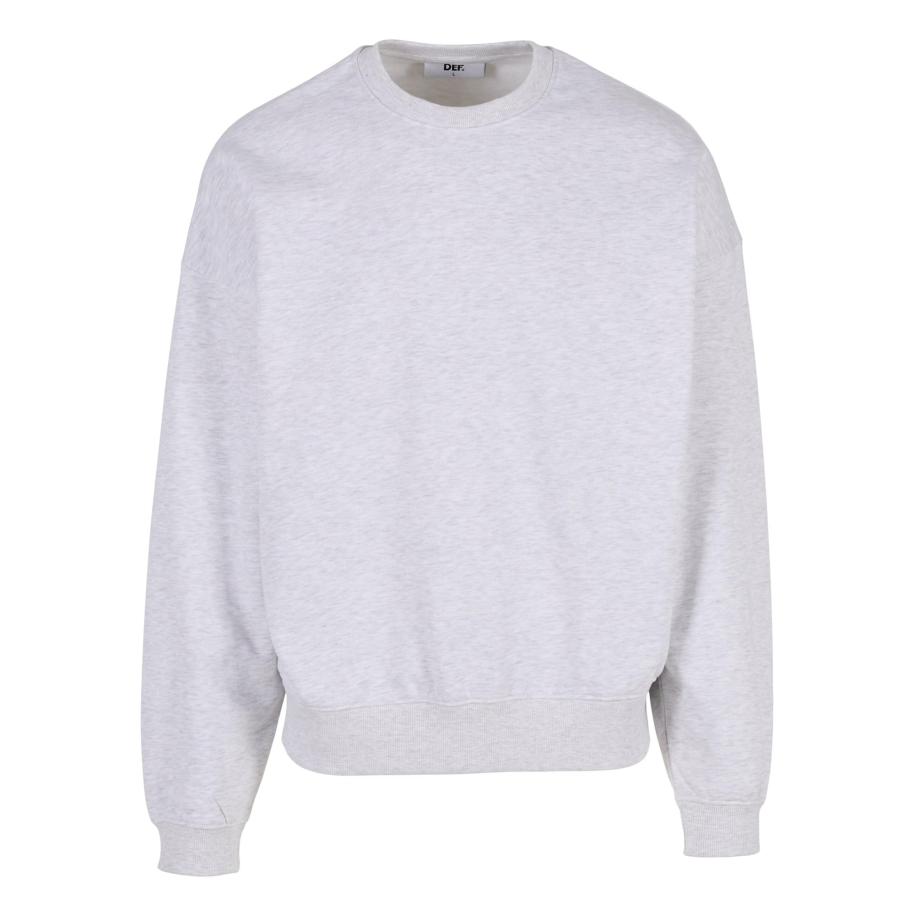 DEF Sweatshirt lichtgrijs Grijs
