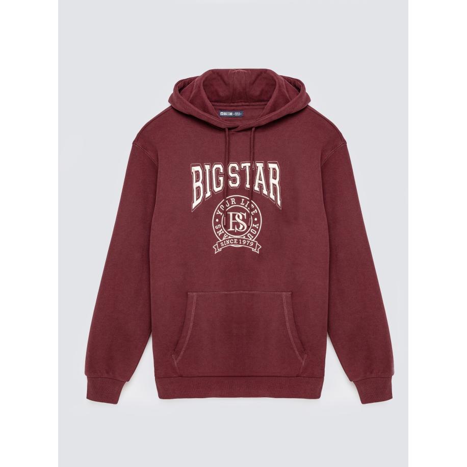 Big Star BIG STAR Sweatshirt ADAM donkerrood -