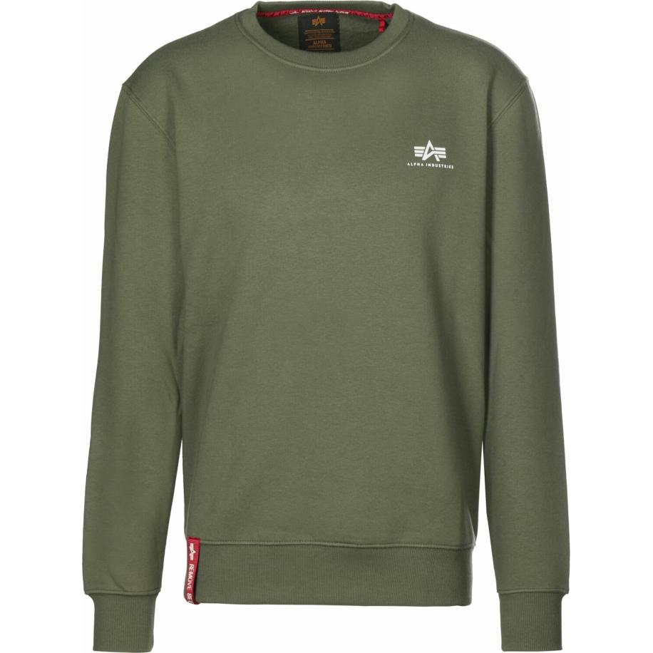 Alpha Industries ALPHA INDUSTRIES Sweatshirt olijfgroen / wit -