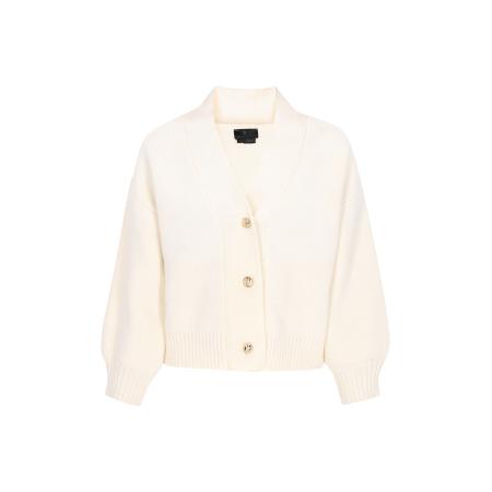 DreiMaster DreiMaster Klassik Gebreid vest Everyday Fashion offwhite