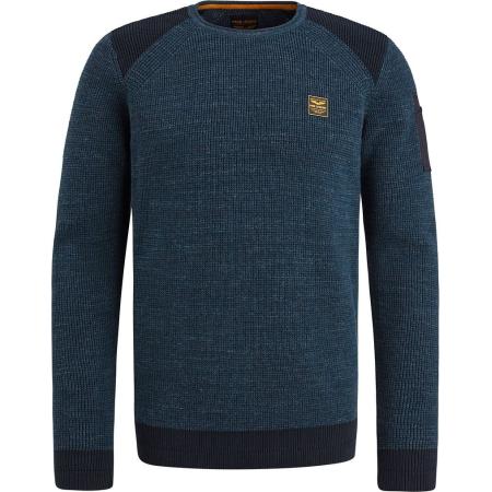 PME Legend Trui Rib Melange Navy
