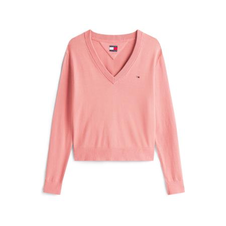 Tommy Jeans Tommy Jeans Trui Essential navy / lichtroze / rood / wit