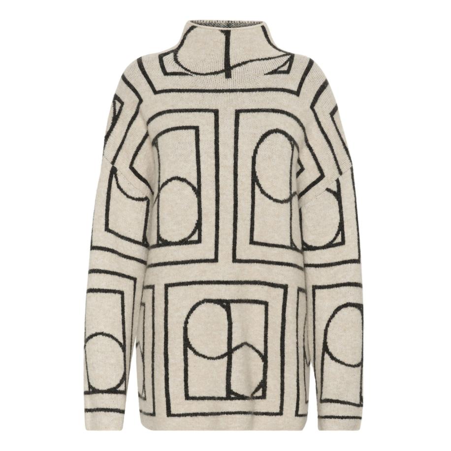 Soaked in Luxury SOAKED IN LUXURY Trui SL Hedaya zwart / wolwit -