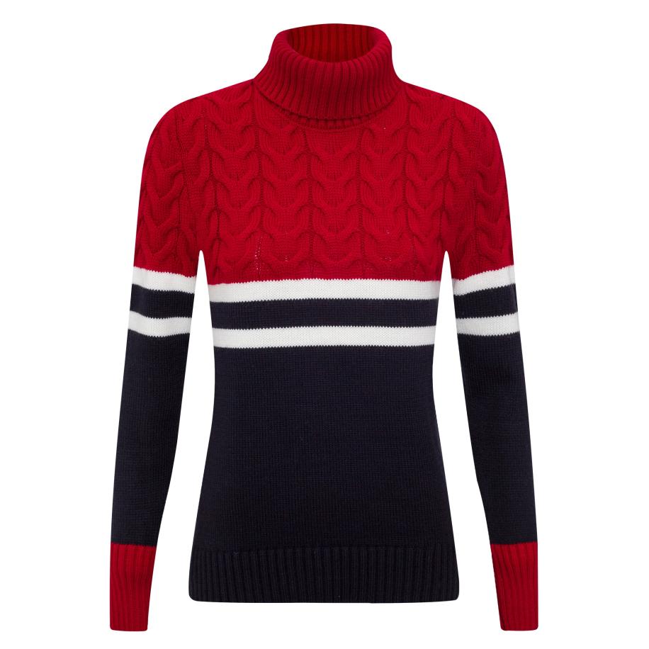 Williot Williot Trui navy / rood / wit -