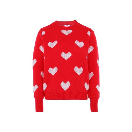 MYMO Trui rood / wit