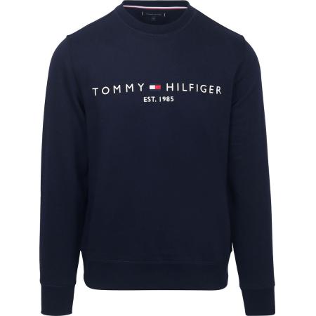Tommy Hilfiger Trui Logo Donkerblauw