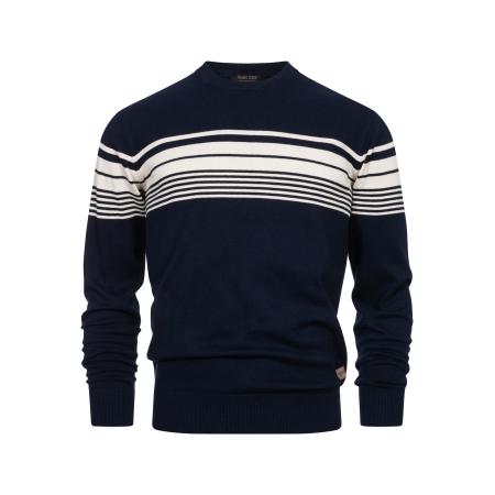 INDICODE JEANS INDICODE JEANS Trui League navy / wit