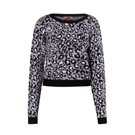 MYMO myMo ROCKS Trui Ucy turquoise / lila