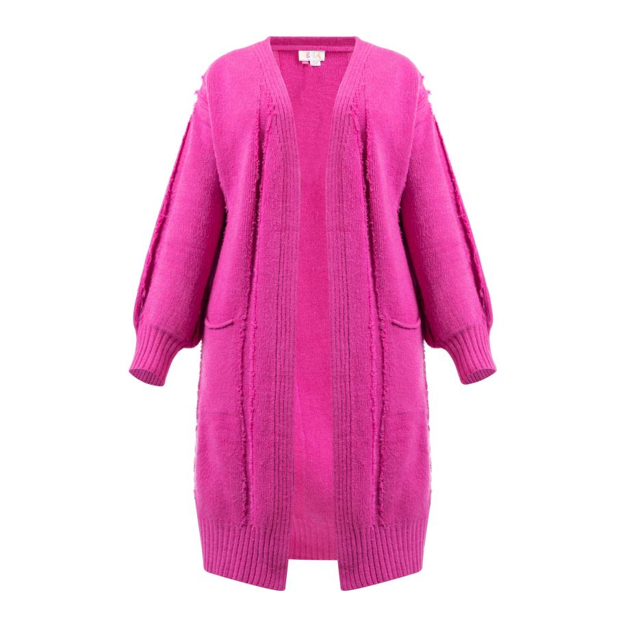 IZIA IZIA Gebreid vest pink -
