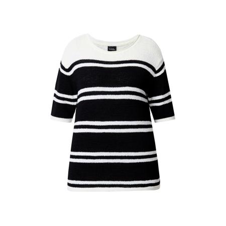 Ulla Popken Ulla Popken Trui zwart / wit