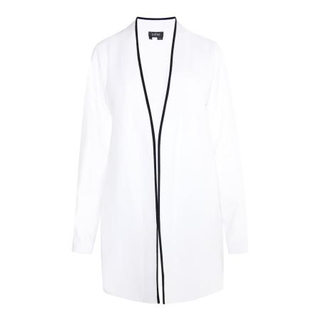 Usha usha BLACK LABEL Gebreid vest Nowles zwart / wit