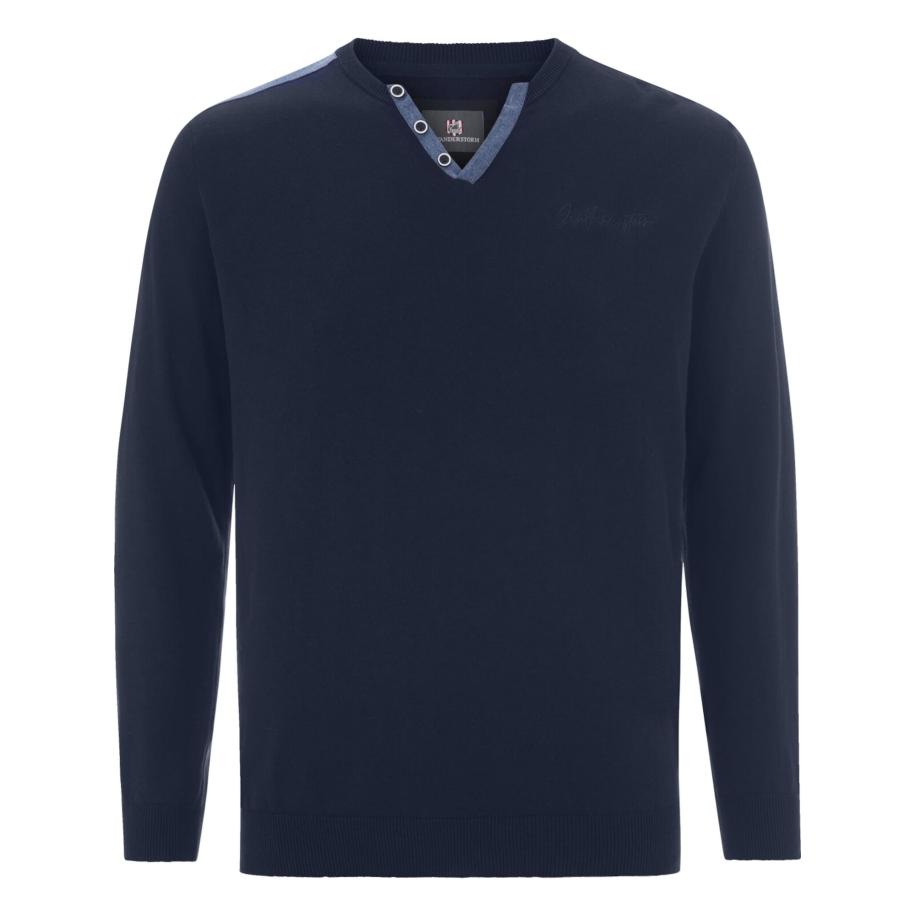 jan vanderstorm Jan Vanderstorm Trui Jorgir donkerblauw -