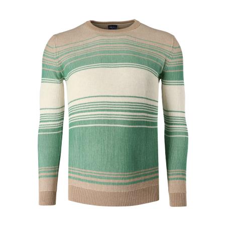 Marvelis Casual Trui ronde hals, Gestreept