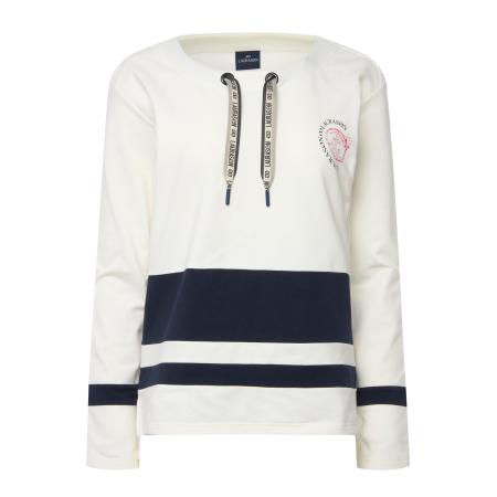 LAURASØN LAURASØN Sweatshirt nachtblauw / lichtroze / offwhite